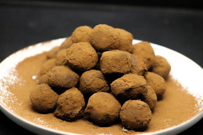 Truffes au chocolat noir